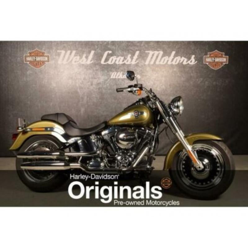 Harley-Davidson FLSTF FAT BOY 103 ABS Olive Gold Pearl BTW!