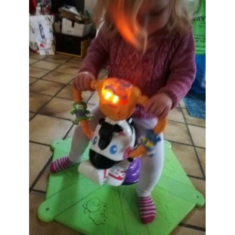 Rodeo zebra voor kinderen.