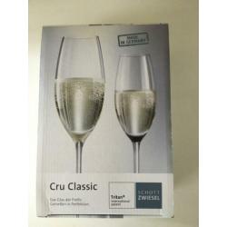 2 Schott Zwiesel Champagne glazen Cru Classic kristal glas