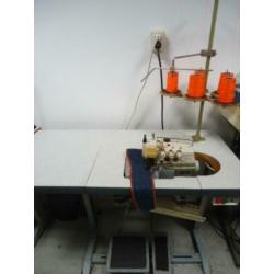 Industrie Lockmachine Siruba 5 Draads dubbel transport