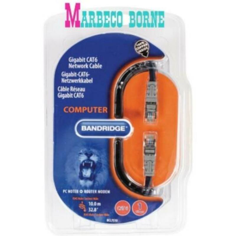 CAT6 FTP/UTP Netwerkkabel RJ45 Male - RJ45 Male 10 meter