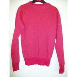 vest met glitter rood maat 128 Nieuw