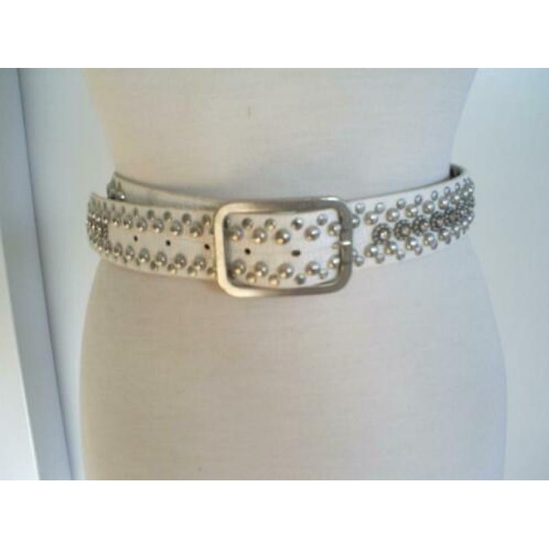 witte riem van JOSS maat 95