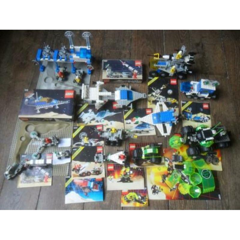 Groot lot van 15 x sets lego classic space ruimtevaart