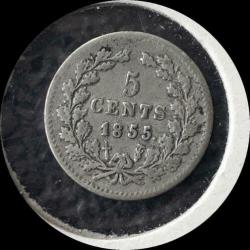 5 cent Koning Willem III munten