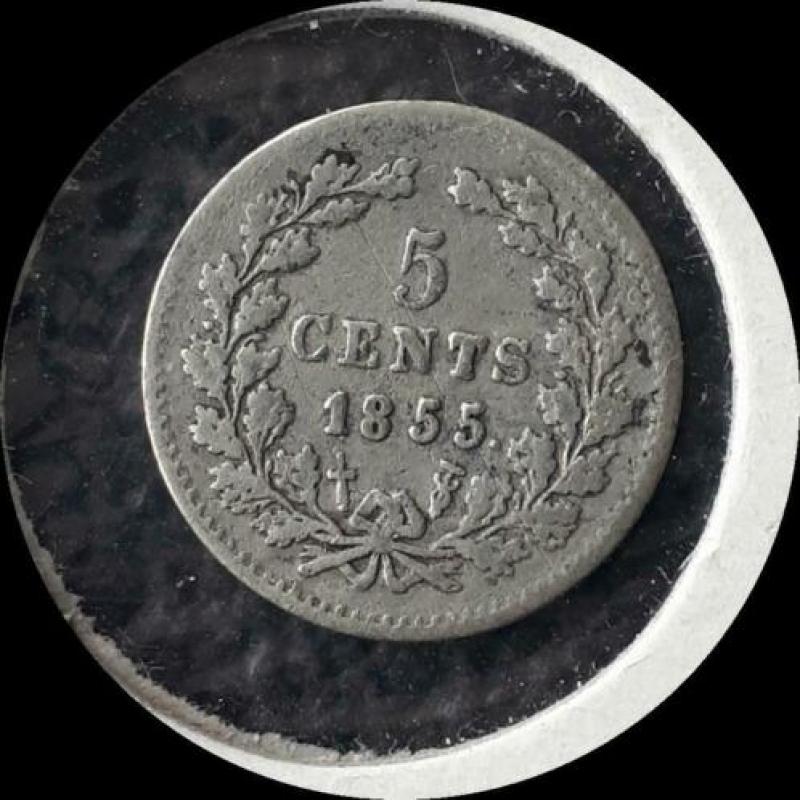 5 cent Koning Willem III munten