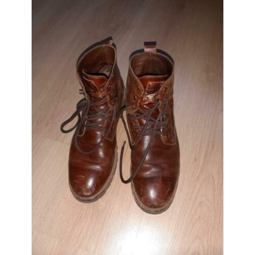 Panama jack schoenen/bruin leren boots Panama jack/ laars