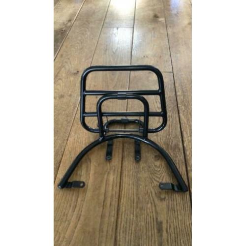 Piaggio zip glans zwart achterrekje