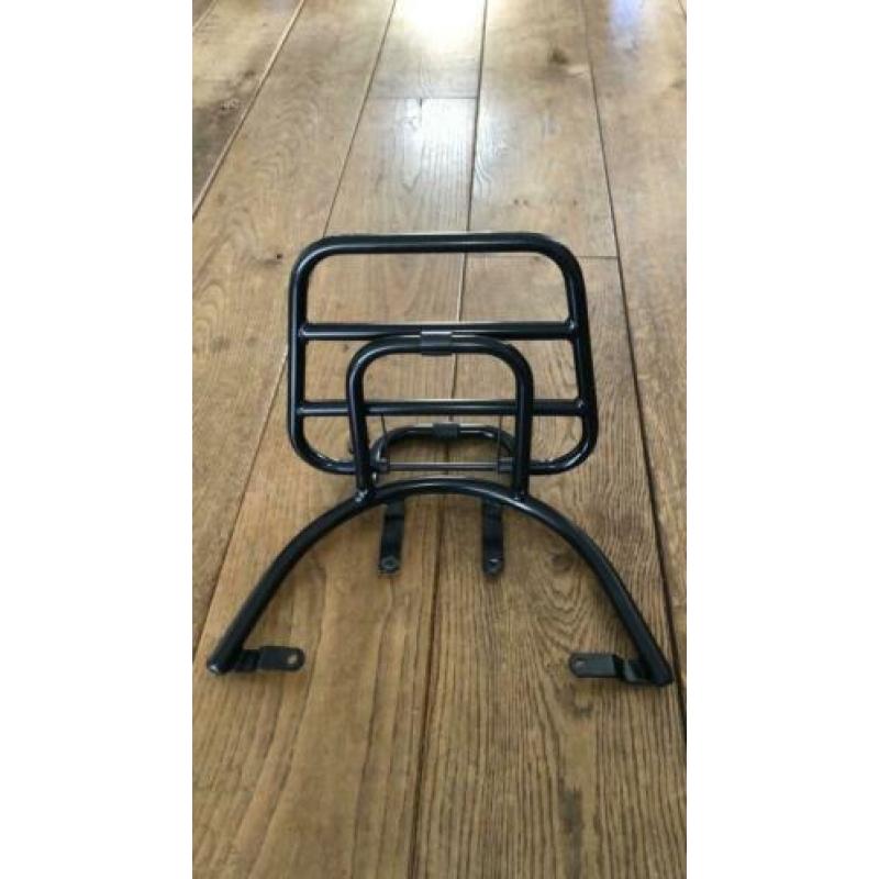 Piaggio zip glans zwart achterrekje
