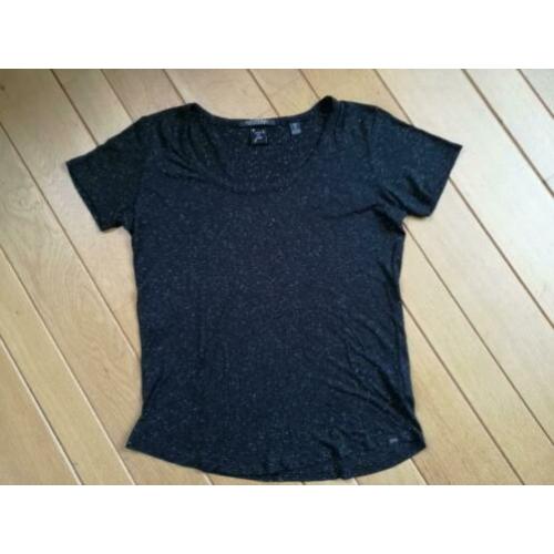 SCOTCH & SODA t- shirt zwart wit pikkels maat 3 maat M - nie