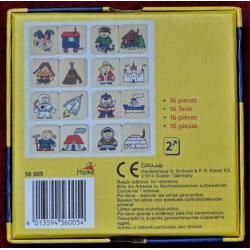 Nostalgisch houten speelgoed > memoryspel: waar leef ik?
