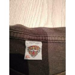 Ed Hardy t-shirt maat XL