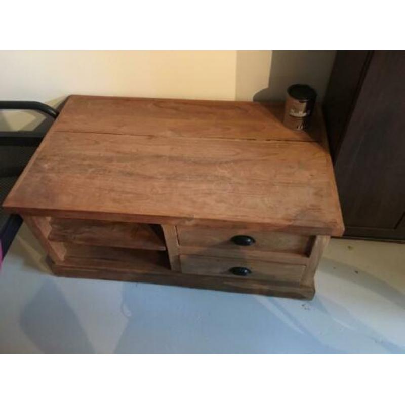 Teakhouten salontafel