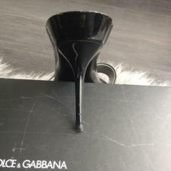 Dolce & Gabbana sandals heels hakken slipper zwart nieuw 40
