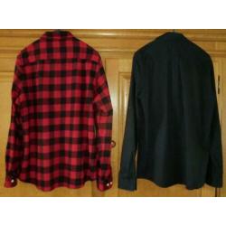 Zwart Overhemd maat M van Hennes & Mauritz, H&M z.g.a.nw.
