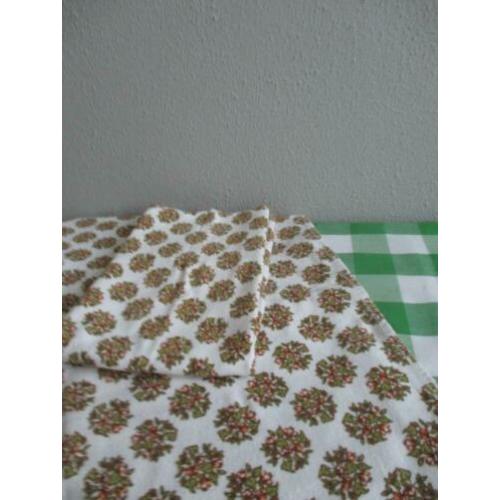 Vintage Flanellen Laken en Sloop Retro