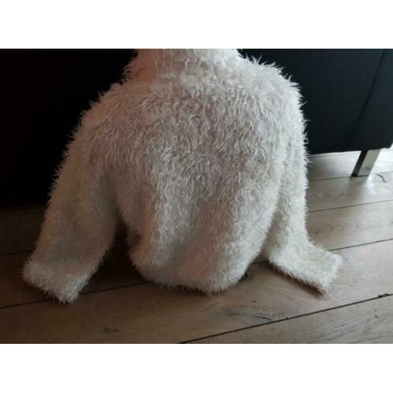 Fluffy/teddy vest van LuLu-H mt s