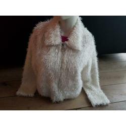 Fluffy/teddy vest van LuLu-H mt s