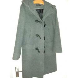 Bijenkorf collection grijze winterjas maat 40 zgan