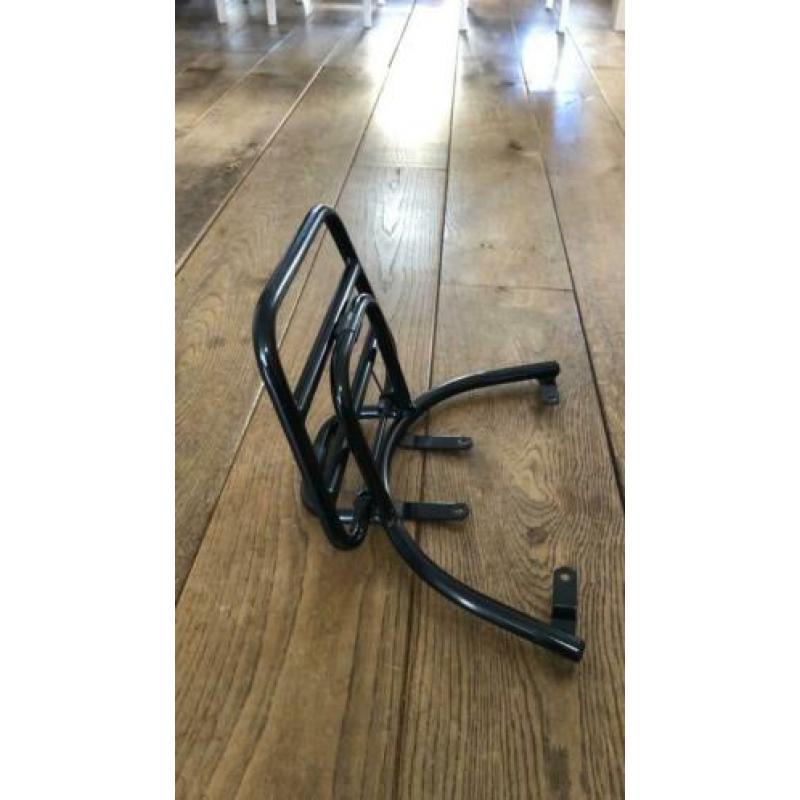 Piaggio zip glans zwart achterrekje