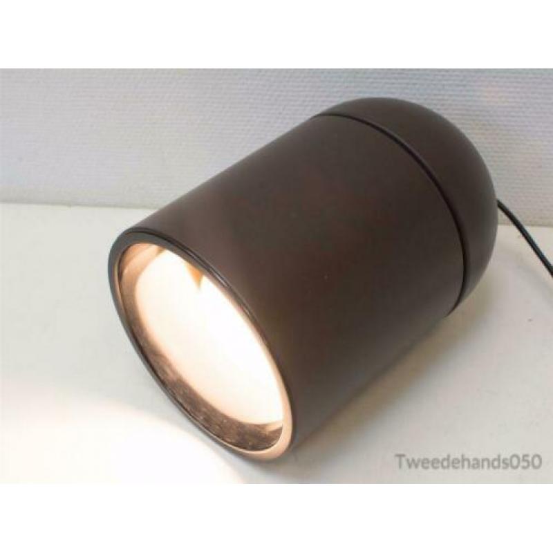 Retro hanglamp, Vintage bruine lamp 84194