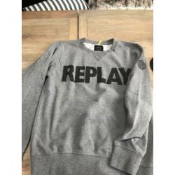 z.g.a.n. grijze sweater REPLAY mt s
