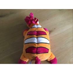 Zetje Zebra ,lekker zachte,fleurige knuffel
