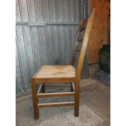 6 eiken stoelen om op te knappen