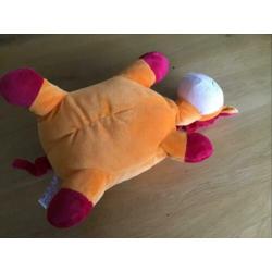 Zetje Zebra ,lekker zachte,fleurige knuffel