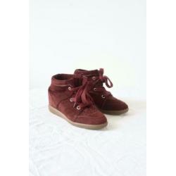 Isabel Marant etoile sneaker wedges suede bobby maat 37