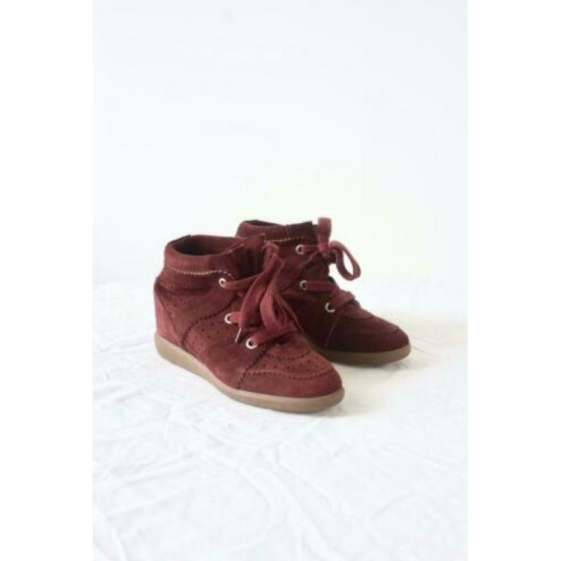 Isabel Marant etoile sneaker wedges suede bobby maat 37