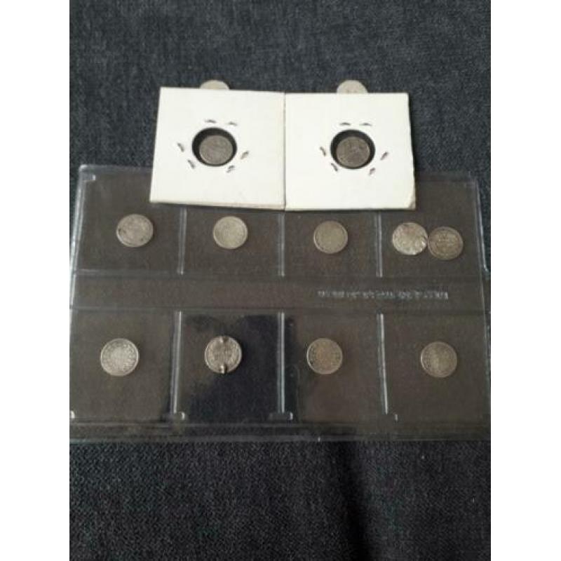 5 cent Koning Willem III munten