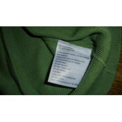 Nieuw! Olijfkleurige mooie top van Merd Du Nord mt XL