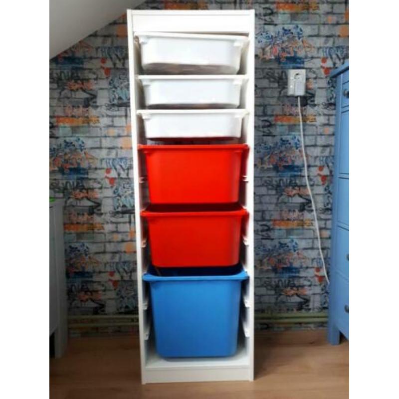Ikea Trofast kast met bakken