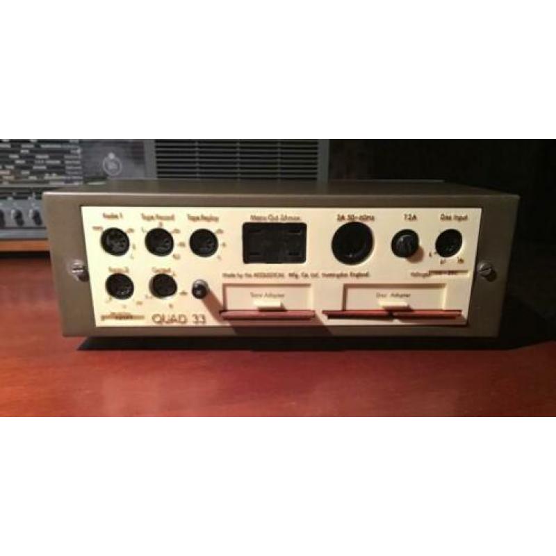Quad 33 en 303 versterker incl. FM tuner van Quad
