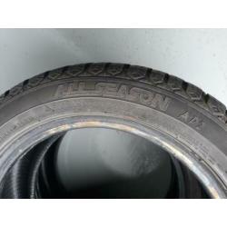 2 x 195/50/15 Maxxis All seasons 7mm profiel 75,- ALL IN!