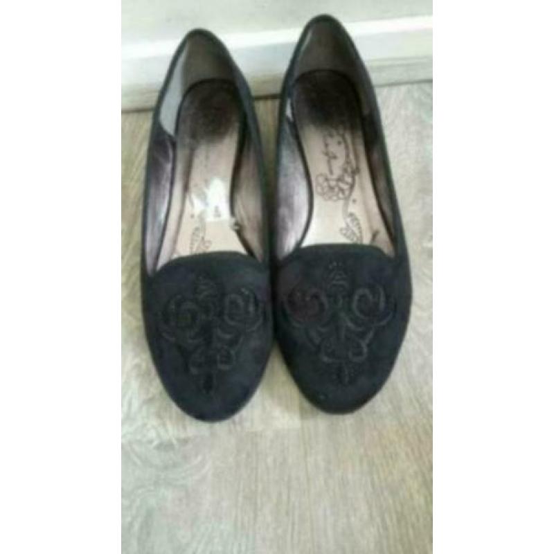 Keurige nette zwarte loafers instap moccasin schoen