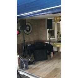 Geluidset met draaitafel