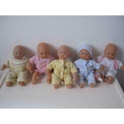 5 poppen van Zapf Creation van 1999 .