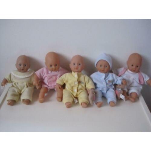 5 poppen van Zapf Creation van 1999 .