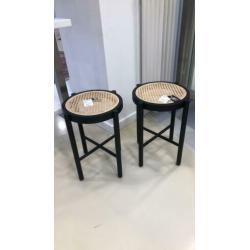 HK living retro webbing stool 2x