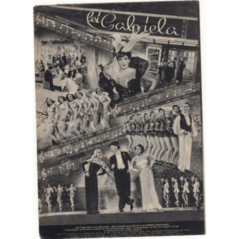 Filmprogramma: "Gabriela", Zarah Leander