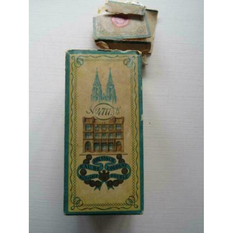 Oud flesje eau de cologne in originele verpakking