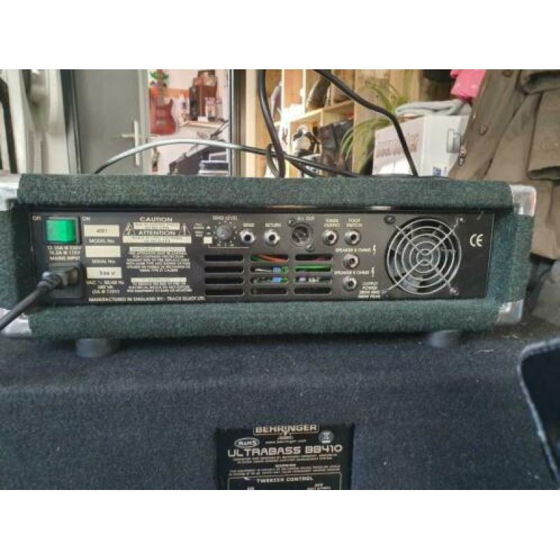 Trace Elliot GP12 SMX + Behringer BB410 ( basversterker )