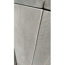 Stijgerhouten tuintafel greywash