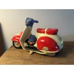 Mooie scooter spaarpot