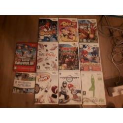 Nintendo Wii inclusief spellen en andere toebehoren