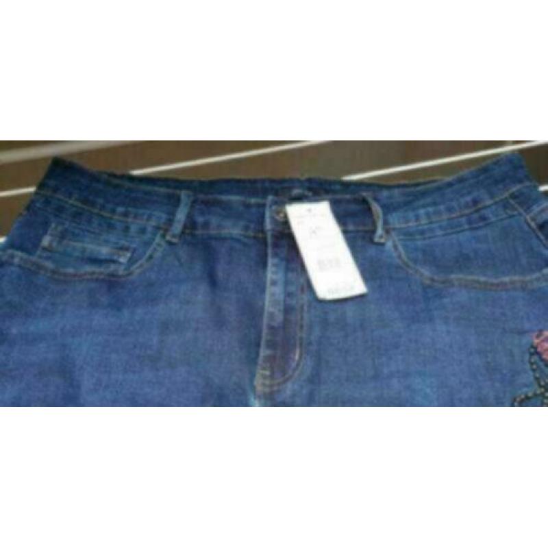 Paprika spijkerrok stretch 46/48 NIEUW