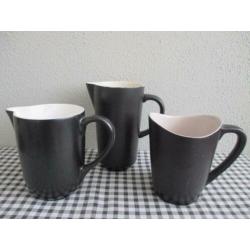 Drie Mooie Vintage Kannen Retro Melkkan
