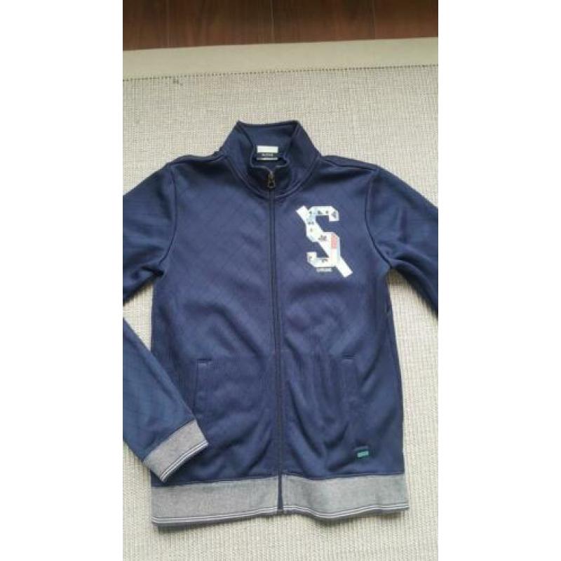 Mooi donkerblauw vest Scotch Shrunk maat 12/152